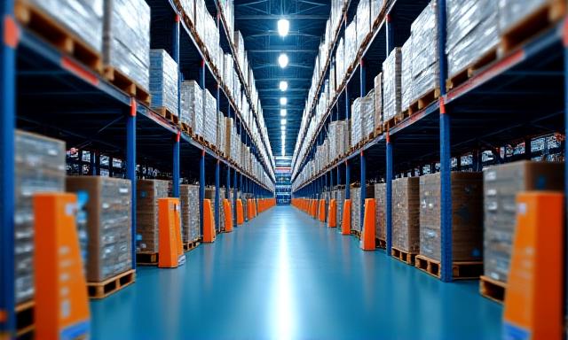 Freight consolidation in a modern warehouse